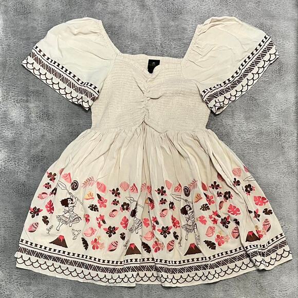 Disney Moana Box Lunch Mini Plus Size Dress - Picture 1 of 7